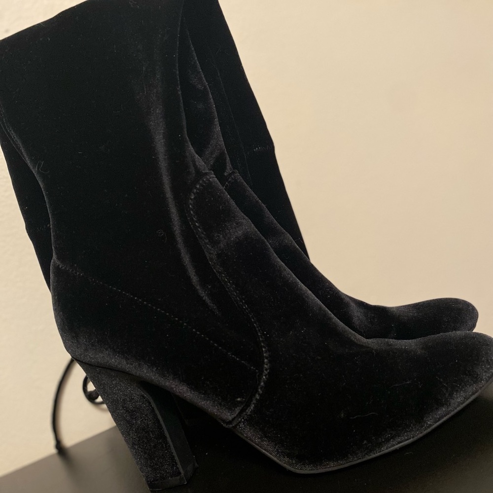 Black Knee High Boots